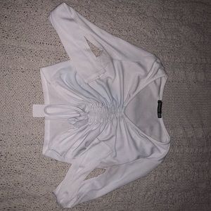White Cropped Long Sleeve.